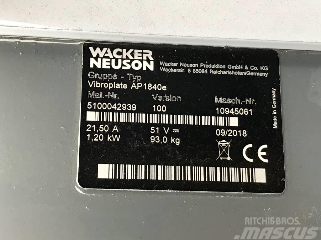 Wacker Neuson AP1840e Vibraatorid