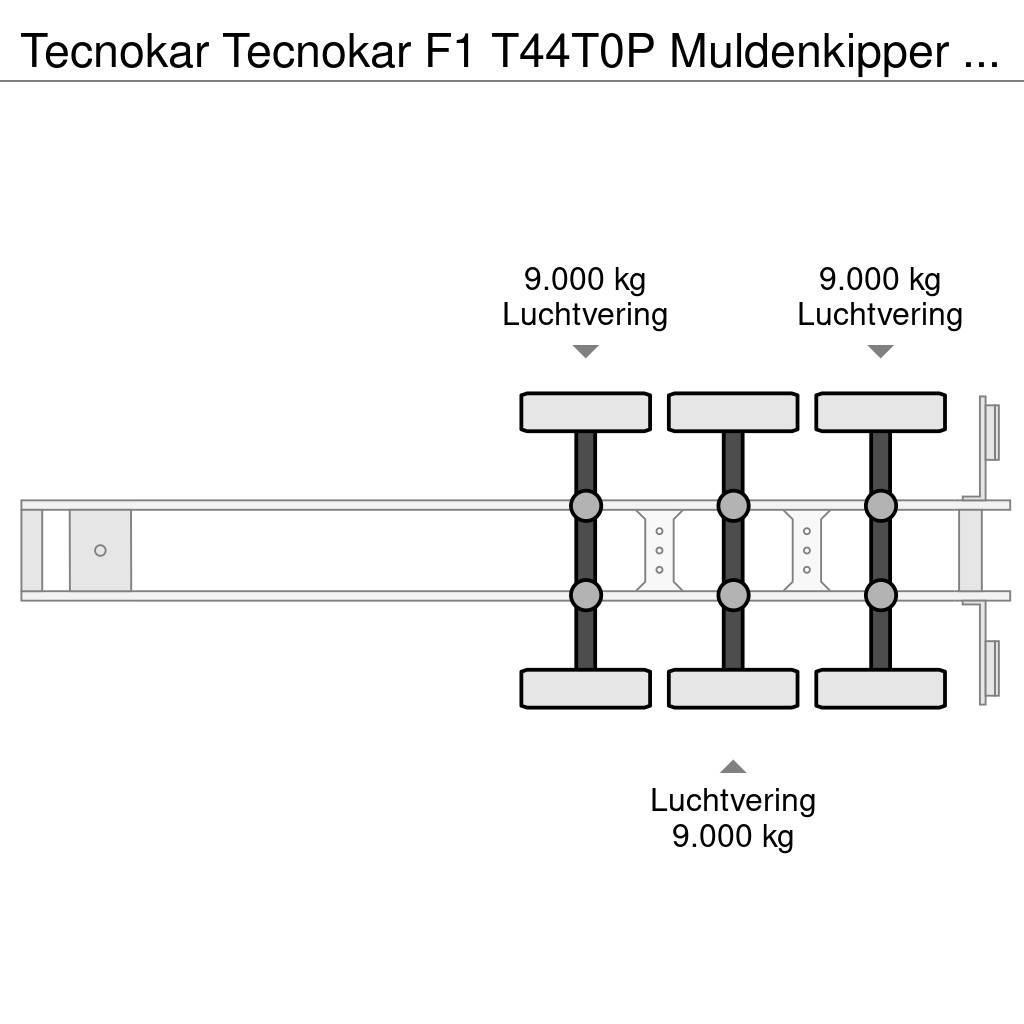  Tecnokar F1 T44T0P Muldenkipper 26cbm Kallur-poolhaagised