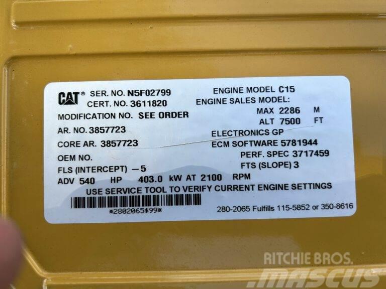 CAT C15 - Unused - 540 HP - Arr. 385-7723 Mootorid