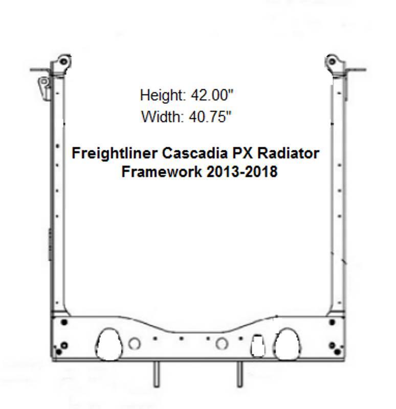 Freightliner Cascadia Radiaatorid