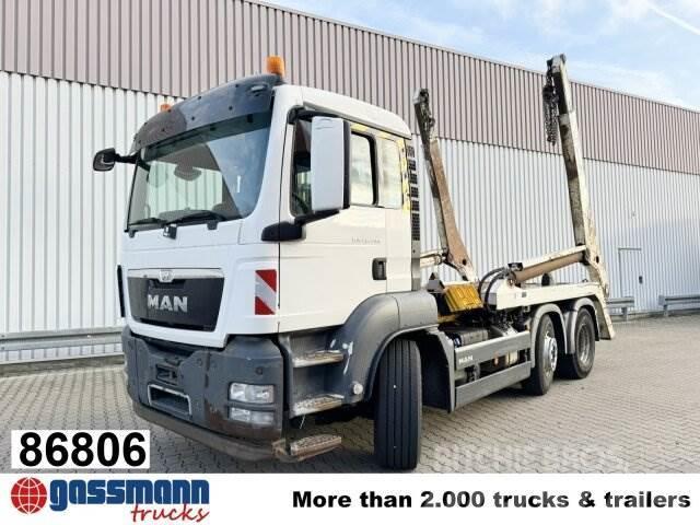 MAN TGS 26.400 6x2/4 BL mit Vorlauflenk-/liftachse, Cable lift demountable trucks
