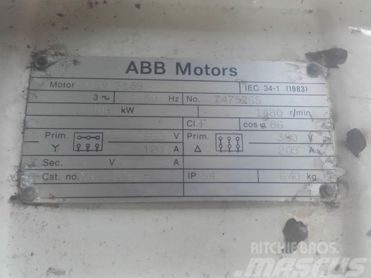  110 kW ABB MBV 315S E-Motor Mootorid