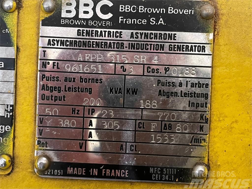  200 kVA MWM G234 generatoranlæg m/ BBC generator o Muud generaatorid