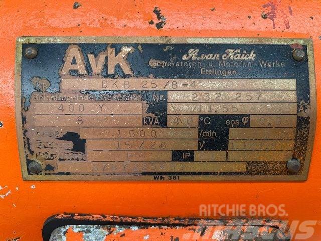  40 kVA AVK DKB 25/8-4 Generator Muud generaatorid