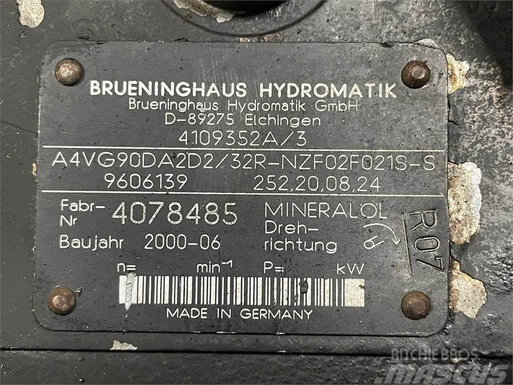  Hydrostat Brueninghaus Hydromatik A4VG90DA2D2/32R- Hüdraulika