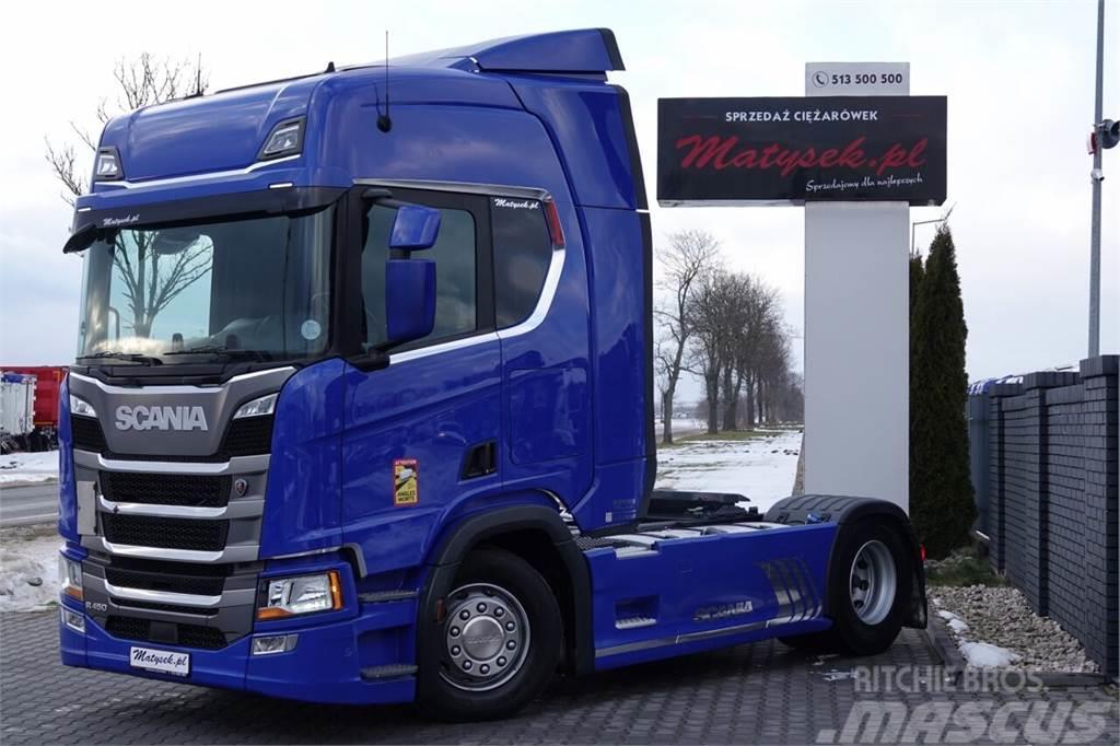 Scania R 450 / RETARDER / OPONY 100 % / EURO 6 / 2018 R Sadulveokid
