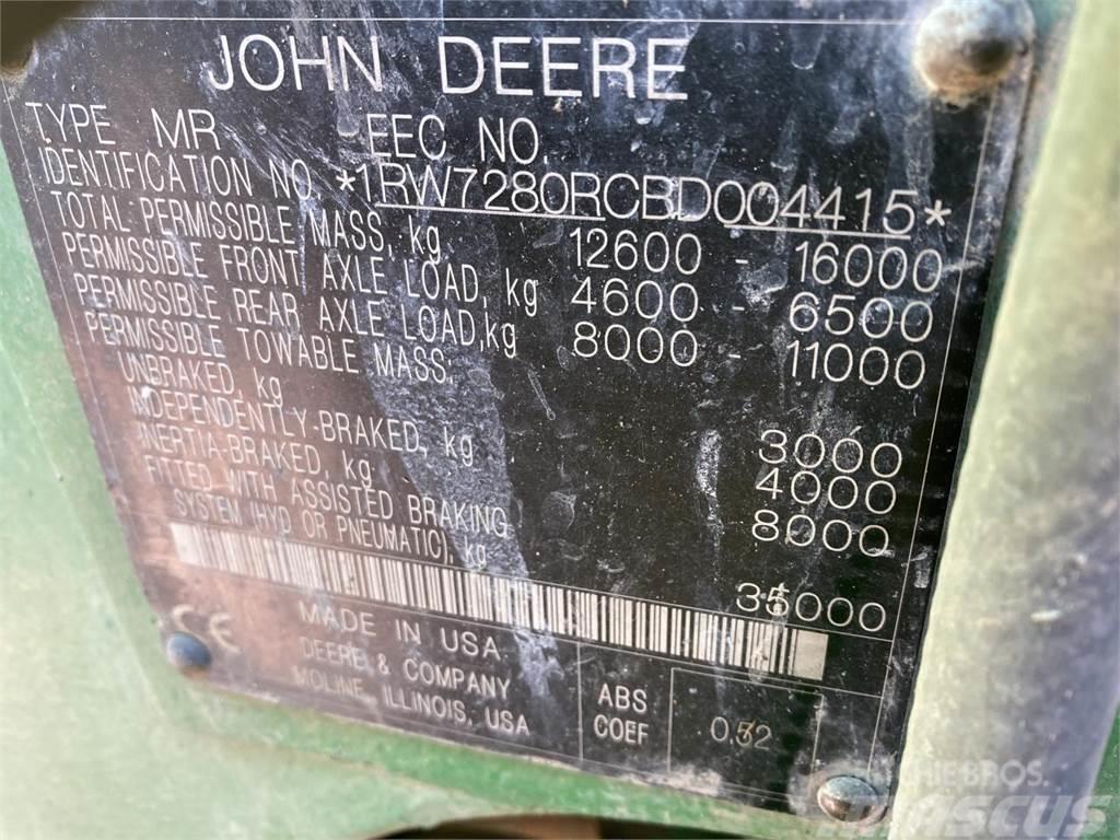 John Deere 7280R Traktorid