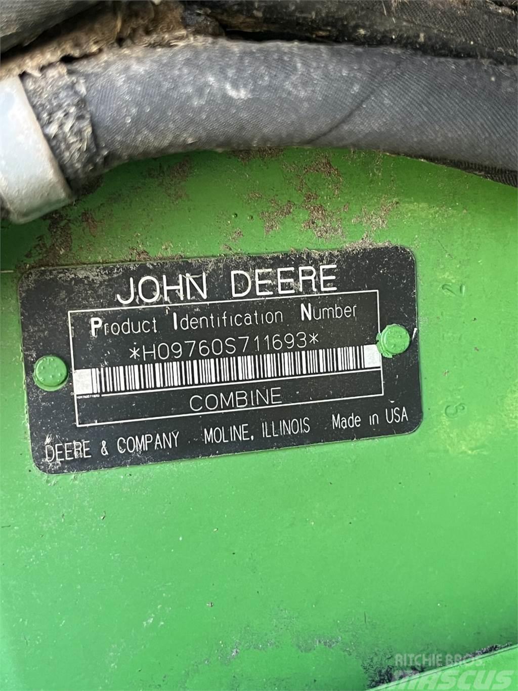 John Deere 9760 STS Teraviljakombainid