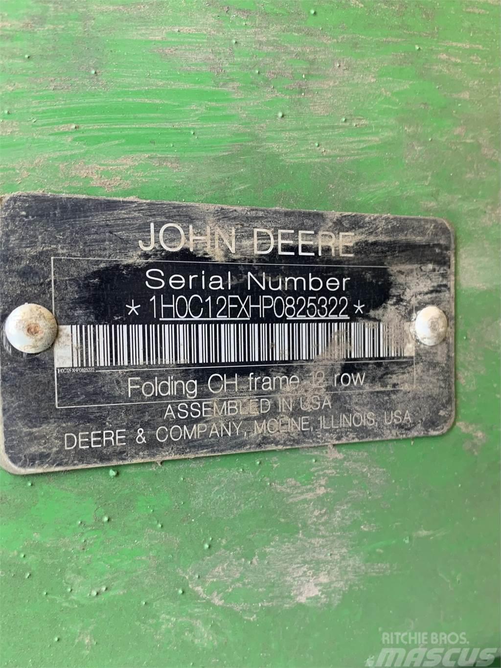 John Deere C12F StalkMaster Lisavarustus ja komponendid