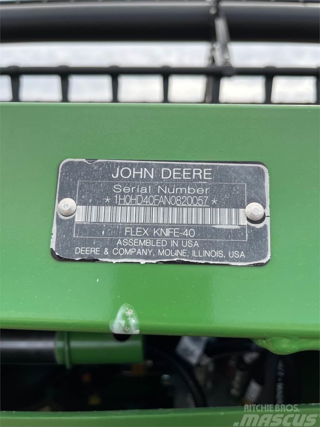 John Deere HD40F Lisavarustus ja komponendid