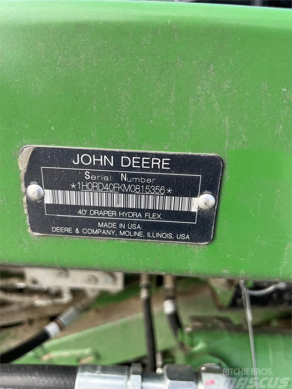 John Deere RD40F Lisavarustus ja komponendid