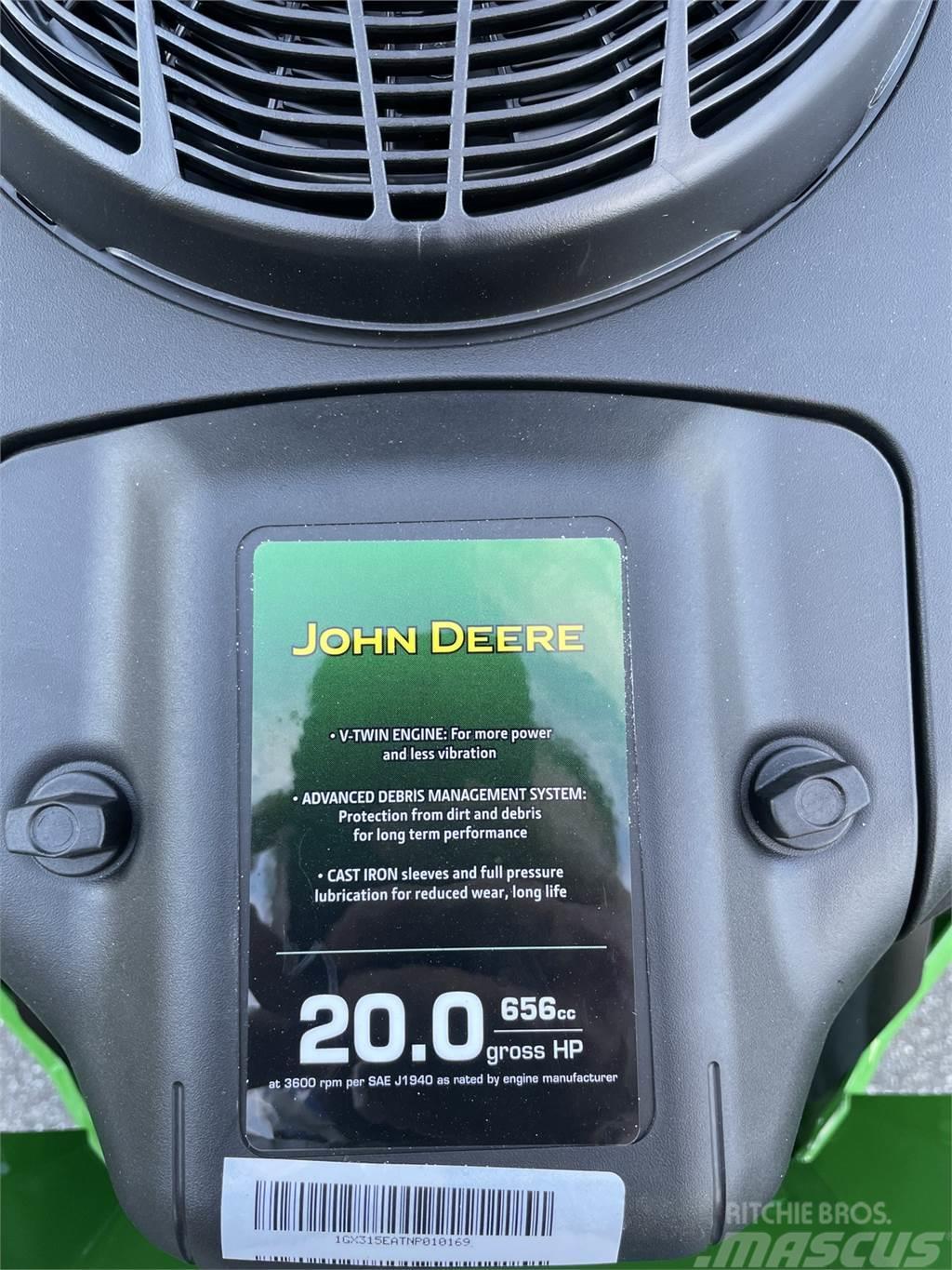 John Deere Z315E 0 - pöörderaadiuse niidukid