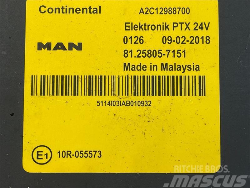 MAN MAN ECU PTX 81.25805-7151 Elektroonikaseadmed