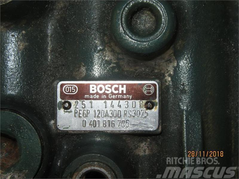  - - -  Mann Bosch brændstofpumpe Lisavarustus ja komponendid