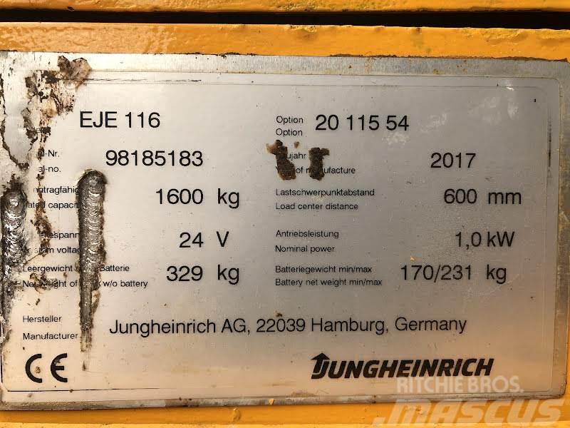 Jungheinrich EJE 116 Elektriline alusesiirdaja