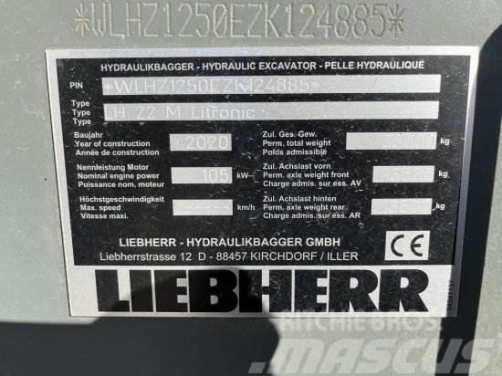 LIEBHERR LH 22 M LITRONIC, UMSCHLAGBAGGER, LIKUFIX Ratasekskavaatorid