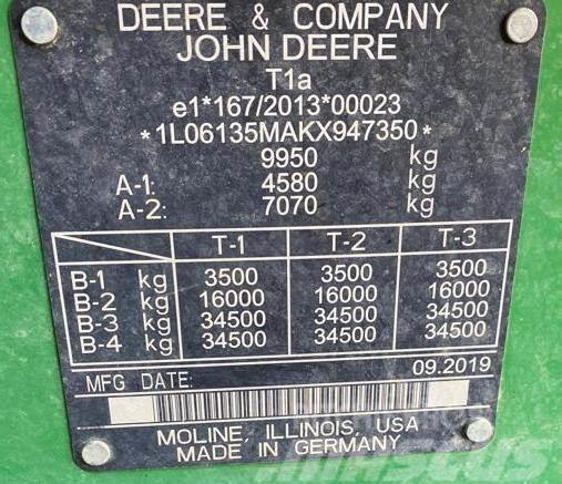 John Deere 6135M Traktorid