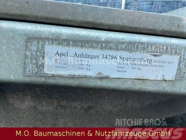  Apel Spangenberg KSB 32 / 2.380 Kg / Tüv 2023 / Raskeveohaagised