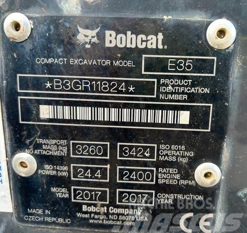 Bobcat E35 Minibagger Miniekskavaatorid < 7 t