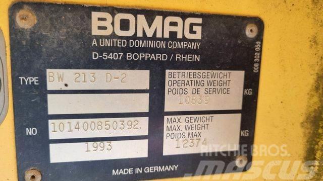 Bomag BW 213 D-2 / Walzenzug / Ühe trumliga rullid