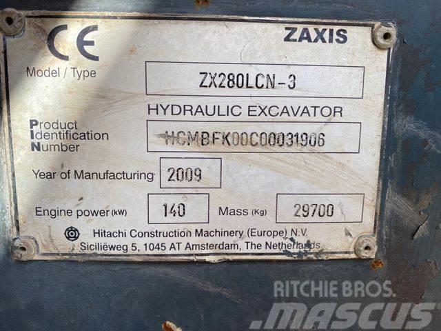 Hitachi ZX280 LCN-3 **BJ. 2009 *11645H ** Roomikekskavaatorid