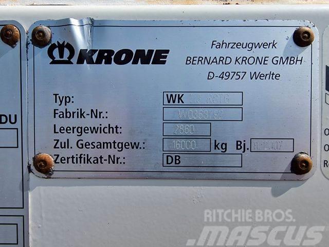 Krone WK 7.3 RSTG / Rolltor / Textil / Koffer Platvormid