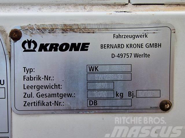 Krone WK 7.3 RSTG / Textil / Koffer / Rolltor Platvormid