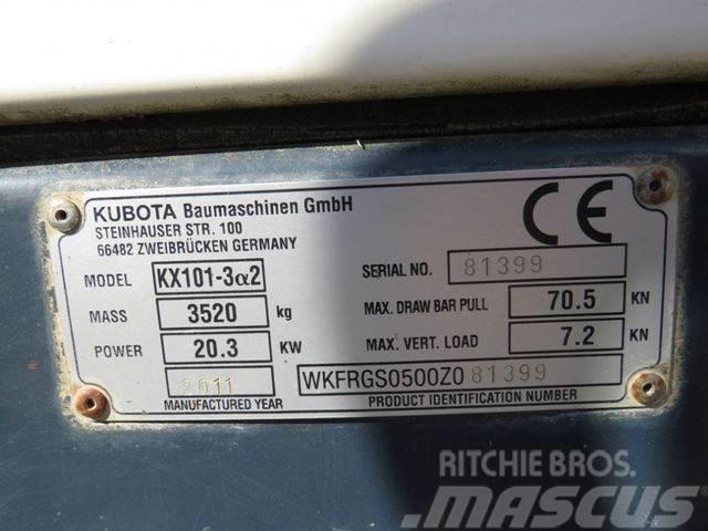 Kubota Minibagger KX 101-3 Minibagger Miniekskavaatorid < 7 t