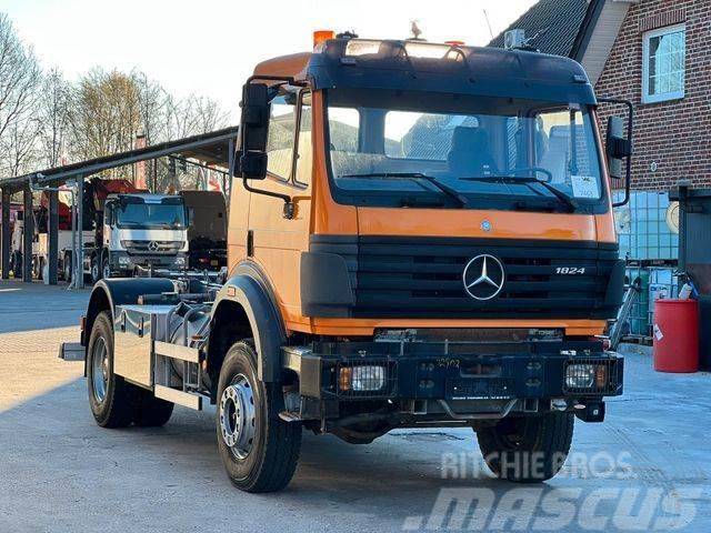 Mercedes-Benz 1824 AK 39 EU2 4x4 Top Zustand !! 66000 Km Hook lift trucks