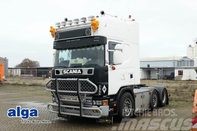 Scania R 164 6x2, V8, Hydraulik, ADR, Klima,Lampenbügel Sadulveokid