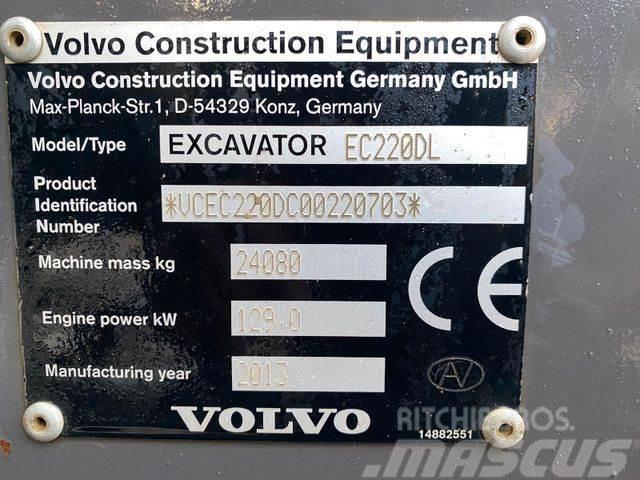 Volvo EC220 DL **BJ2013 *12558H/LASER Topcon *TOP* Roomikekskavaatorid