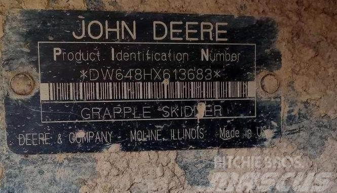 John Deere 648H Väljaveotraktorid