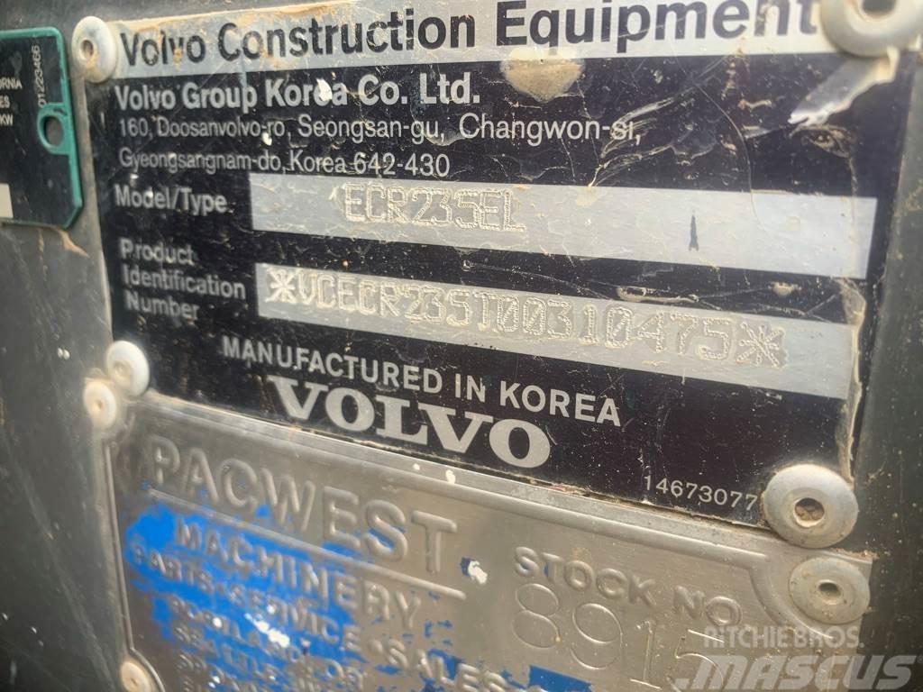 Volvo ECR235EL Roomikekskavaatorid
