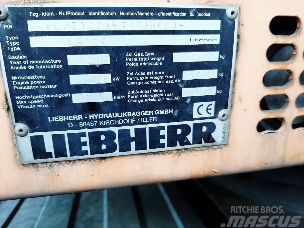 Liebherr A 904 C Litronic Ratasekskavaatorid