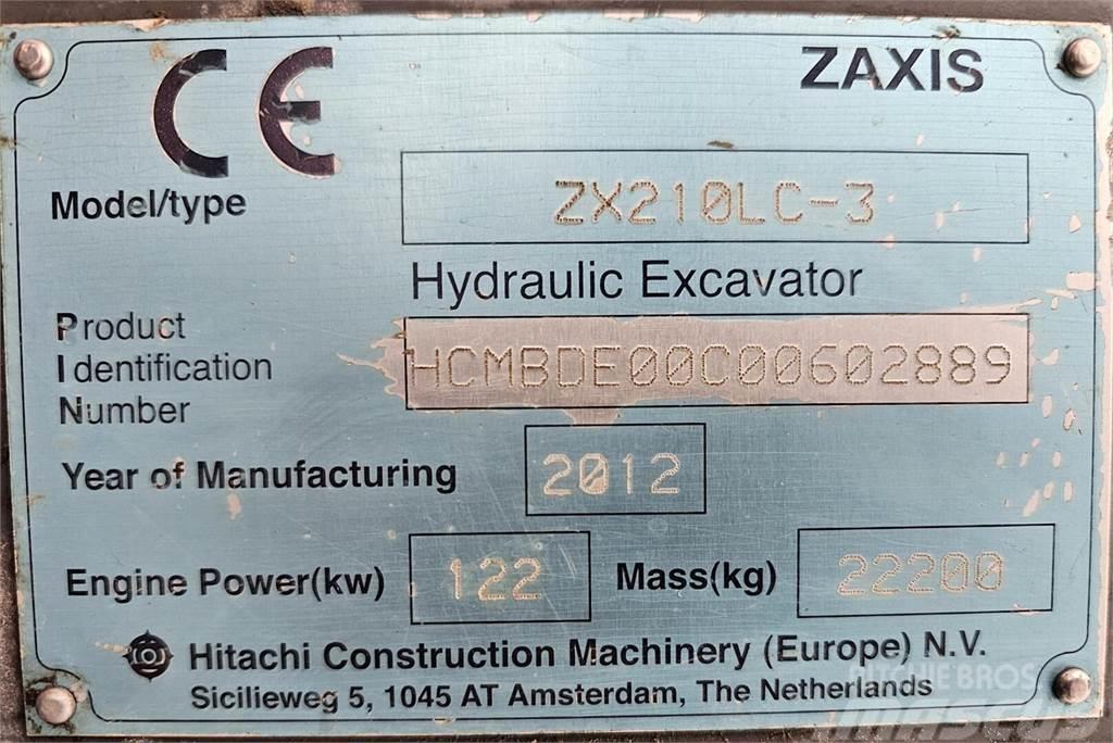Hitachi ZX210LC-3 Roomikekskavaatorid