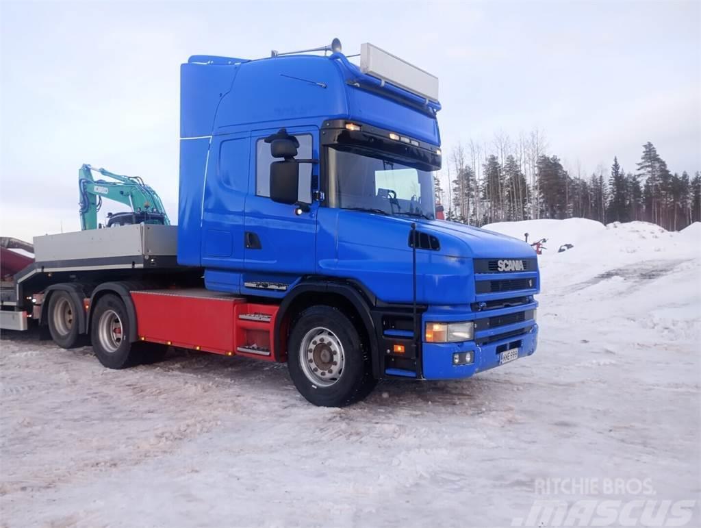 Scania T124 kippihydrauliikalla Sadulveokid