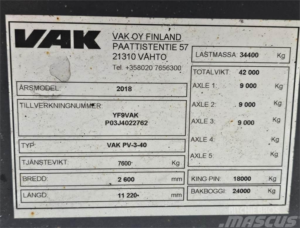 VAK PV-3-40 Muud poolhaagised