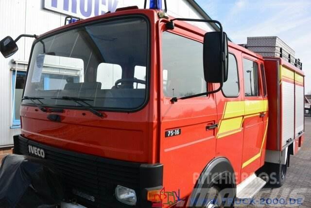 Iveco 75E16 A Mannschaft- Feuerwehr Löschpumpe SERVO Furgoonautod