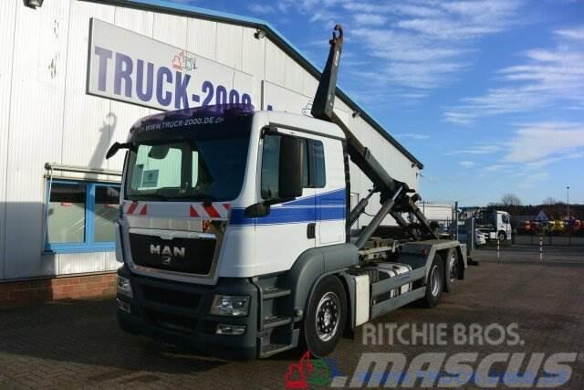 MAN TGA 26.480 Palift 15t. NL Retarder Deutscher LKW Hook lift trucks