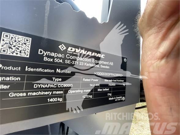 Dynapac CC900G Ühe trumliga rullid