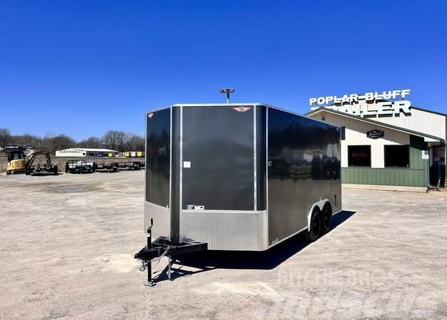 H&H Trailers® H10116 8.5 X 16' HH Flat Top V Nose Enc Other trailers