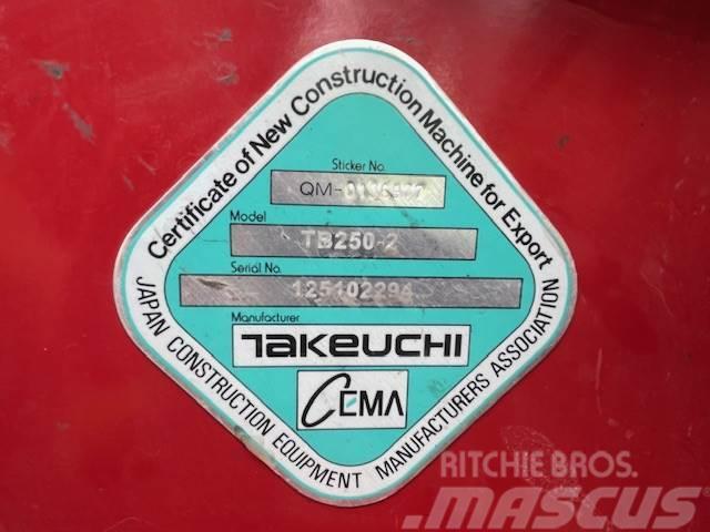 Takeuchi TB250-2 Miniekskavaatorid < 7 t