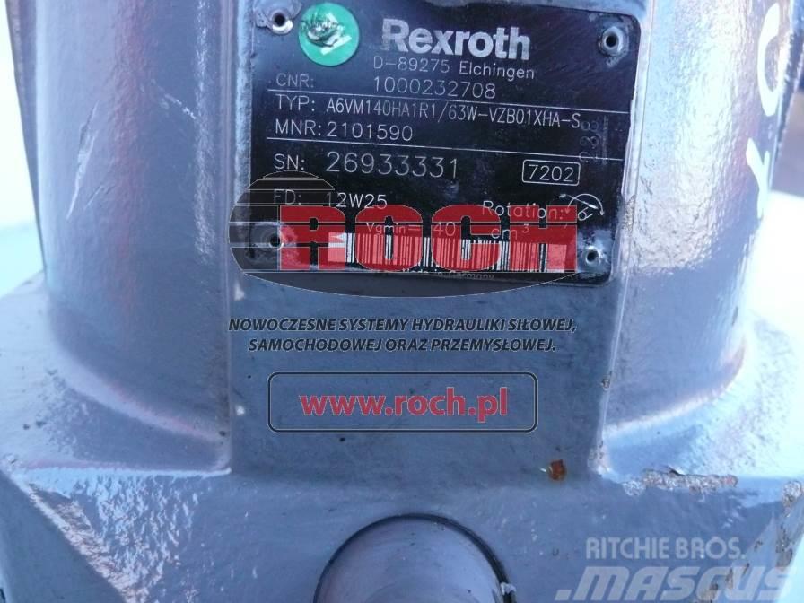 Rexroth A6VM140HA1R1/63W-VZB01XHA-S 101590 1000232708 Mootorid