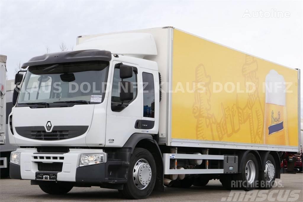 Renault Premium 430 6x2 Koffer + tail lift Box body trucks