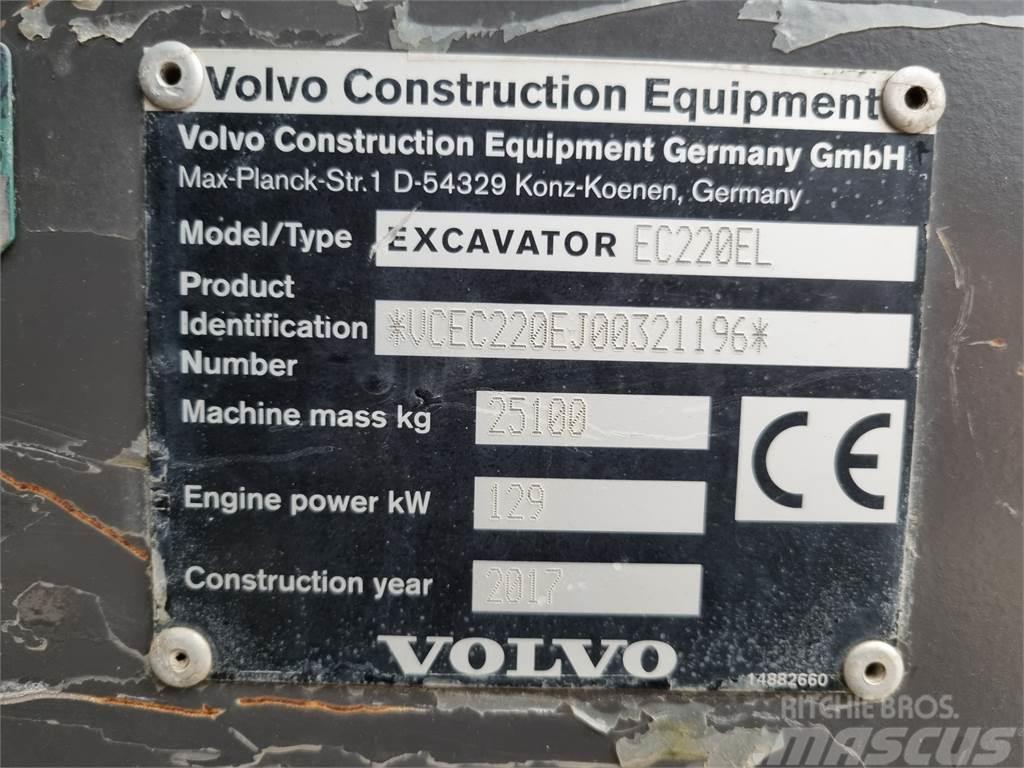 Volvo EC220E Roomikekskavaatorid