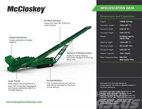 McCloskey RF80 Konveierid