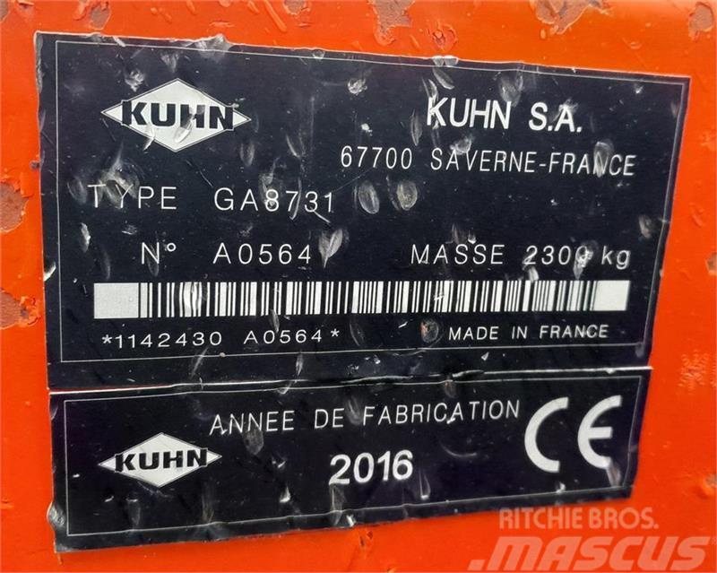Kuhn GA8731 Vaalutid ja kaarutid