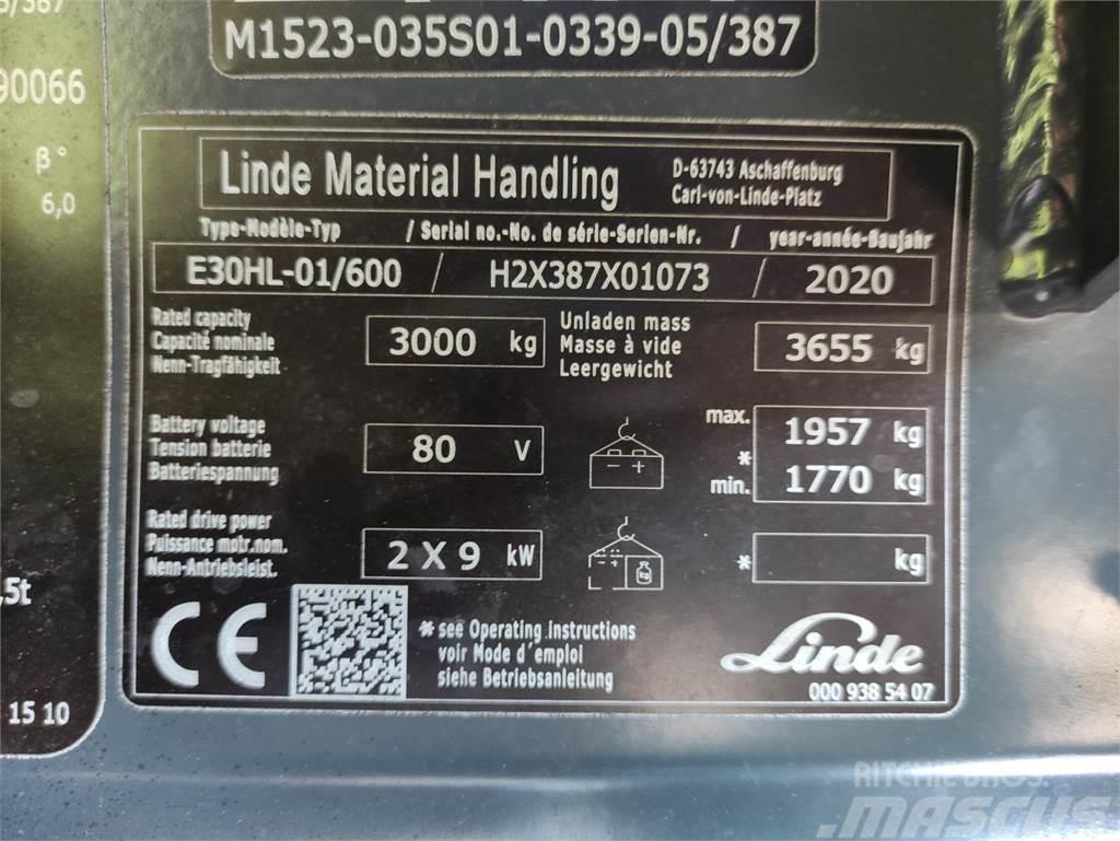 Linde E30HL-01/600-387 Elektritõstukid