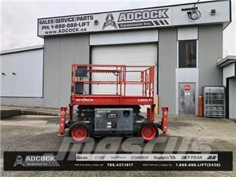 SkyJack SJ6826 RT Rough Terrain Scissor Lift Käärtõstukid
