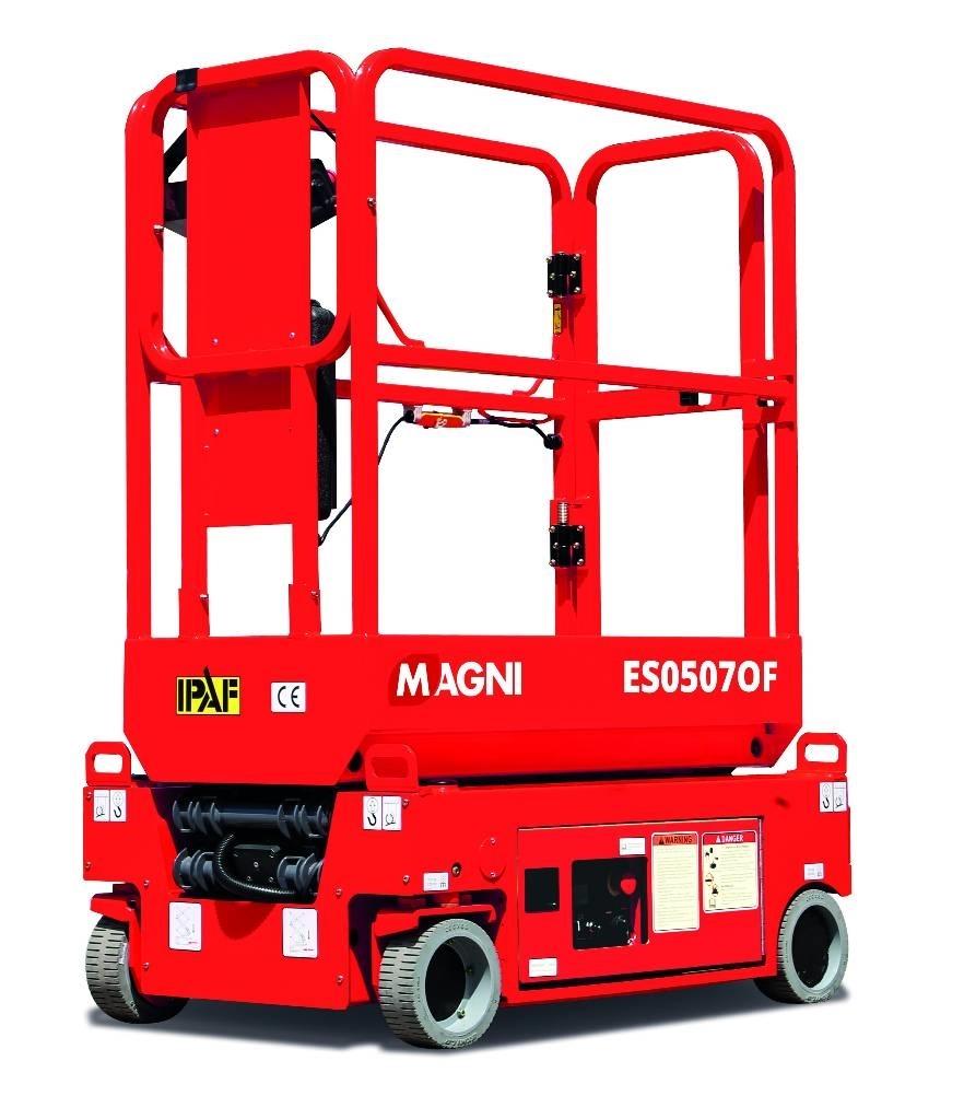 Magni ES0507OF - 5 m, 230 kg, 2 WD, 2WS -hydr.-ölfrei Käärtõstukid